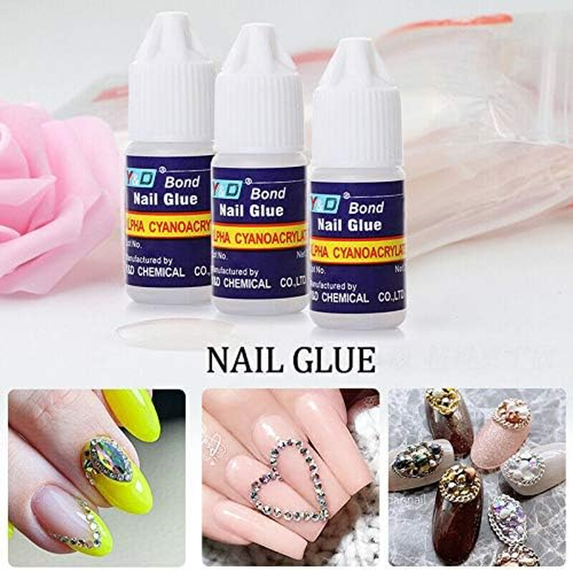 BOOLAVARD 5 X Glue False Fake Nail Tips French Acrylic Nail Art image number 6
