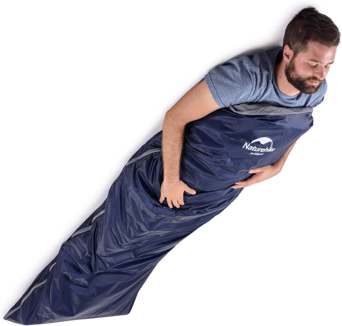 Naturehike Sleeping Bag &ndash; Envelope Lightweight Portable, Waterproof, Comfortable with Compression Sack - Great for 3 Season Traveling, Camping, Hiking, Outdoor Activities