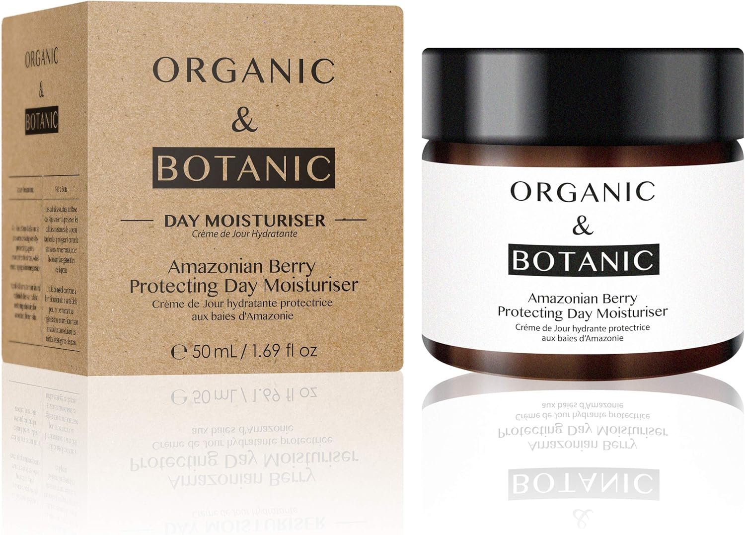 Organic & Botanic Amazonian Berry Protecting Day Moisturiser, 50Ml. Premium Vegan Skincare for All Skin Types. Made in the UK. image number 5