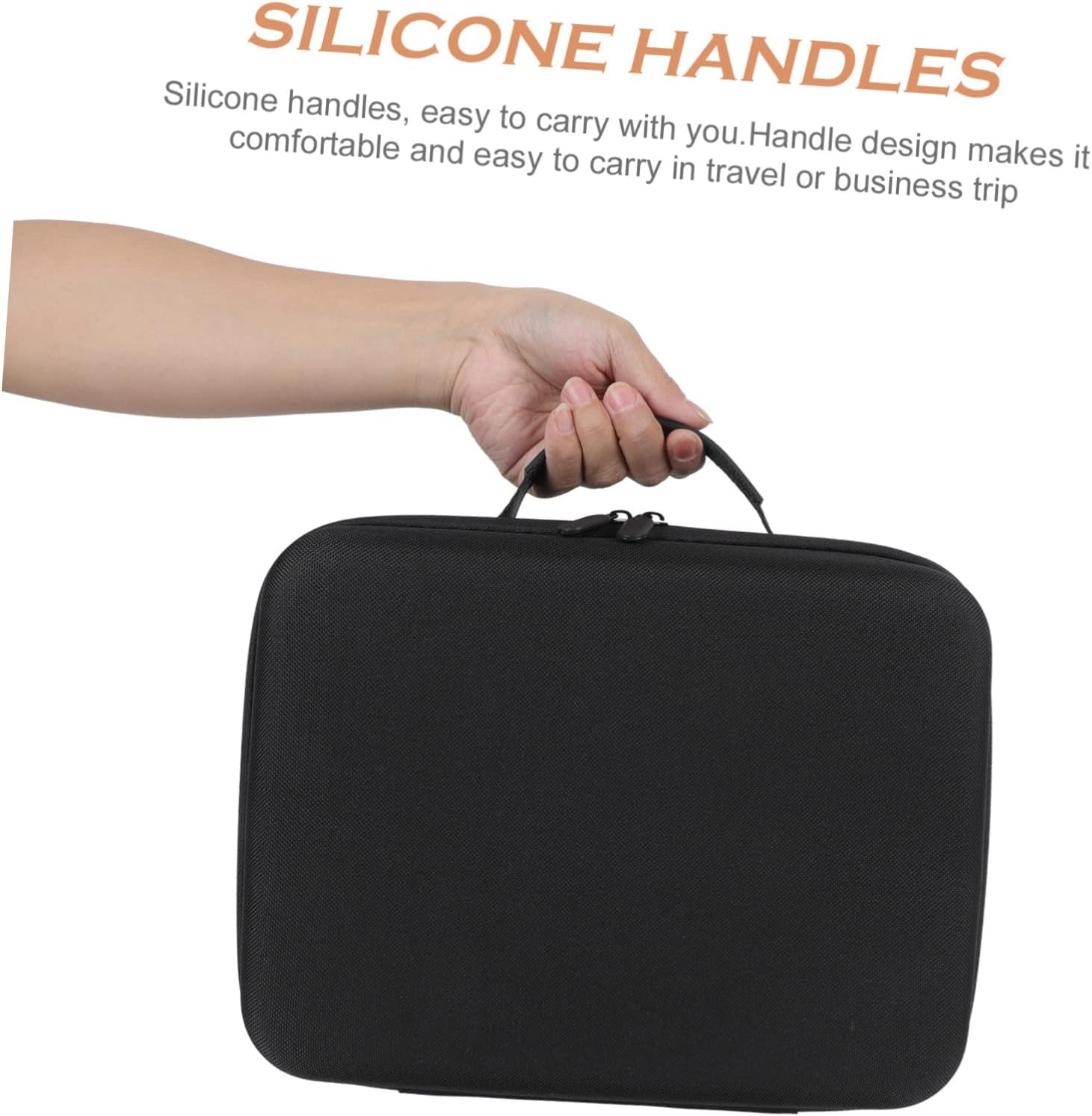 ELAYARD Portable Hair Dryer Storage Bag Travel Case Organizer for Hair Lining Case image number 2