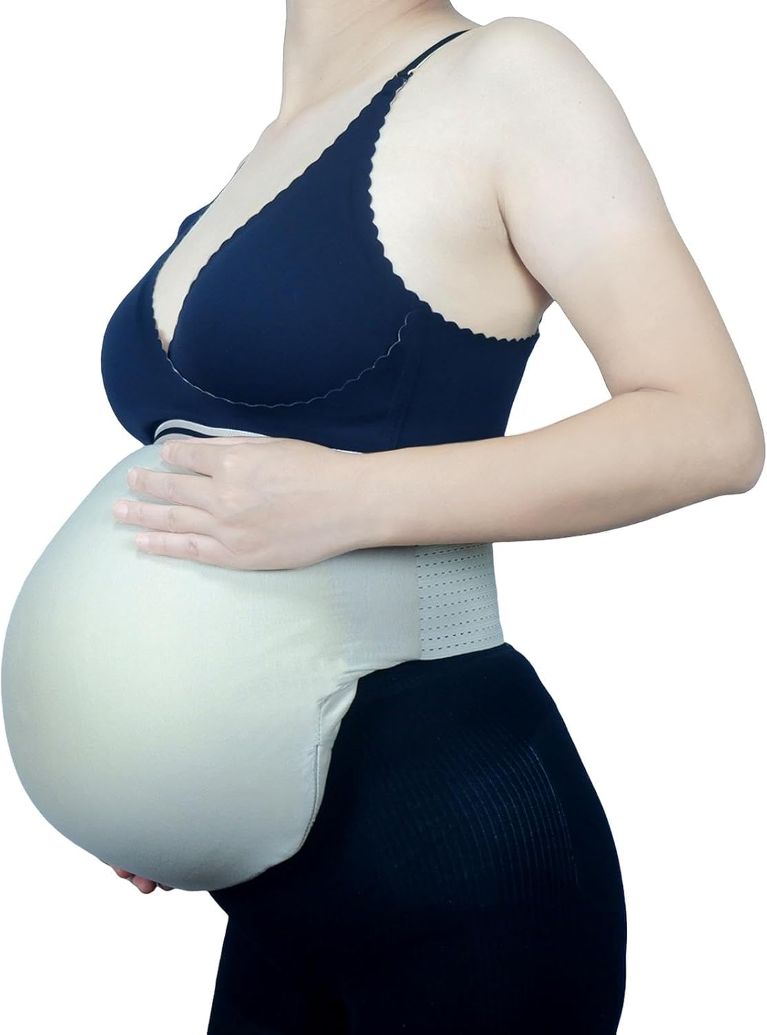 Fake Pregnancy Fake Pregnant Belly with Memory Foam Santa Big Belly Party Costume image number 4