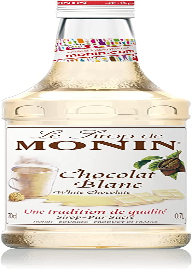 Monin White Chocolate Syrup, 700 Ml (Pack of 1), 730600 image number 3