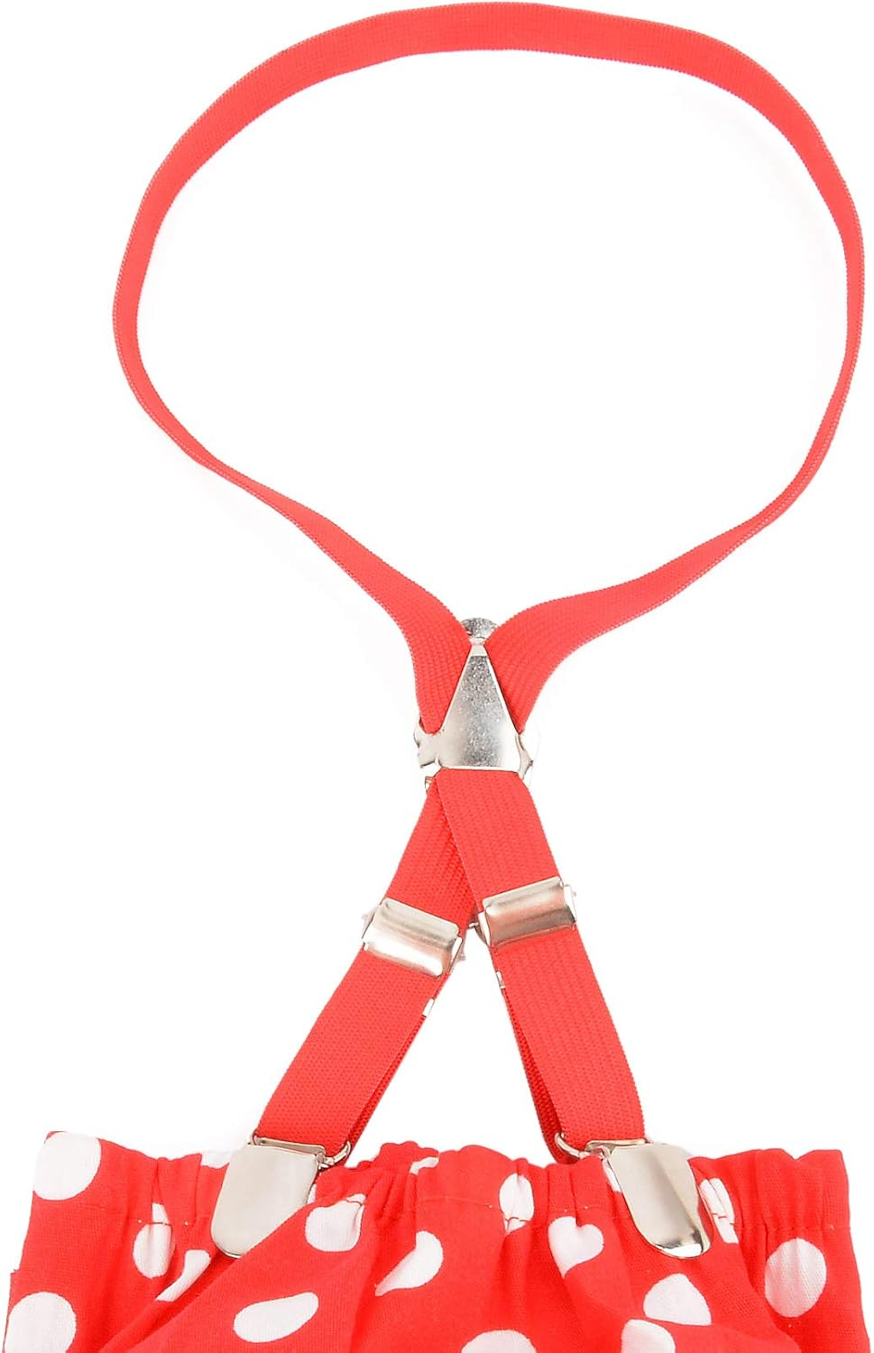 ZUNEA Small Dog Nappies for Female Dogs Reusable Washable Dog Diapers Cute Polka Dot Pet Sanitary Nappies with Adjustable Brace Puppy Physiological Pants Non-Absorbable Nursing Diaper image number 1