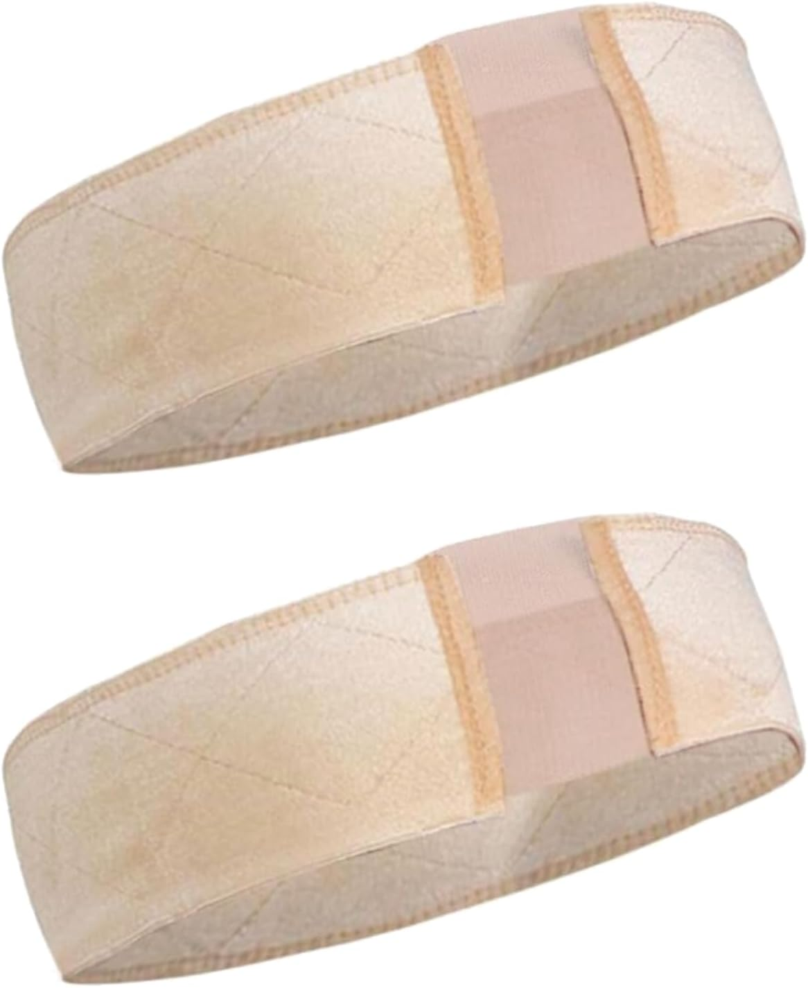 Pack of 2 Skin-Coloured Wig Grip, Non-Slip Seamless Wig Grip Headband Wig Band, Adjustable Elastic Wig Band, Soft Lace Velvet Wig Accessories for Sports, Yoga, Attaching Wigs image number 4