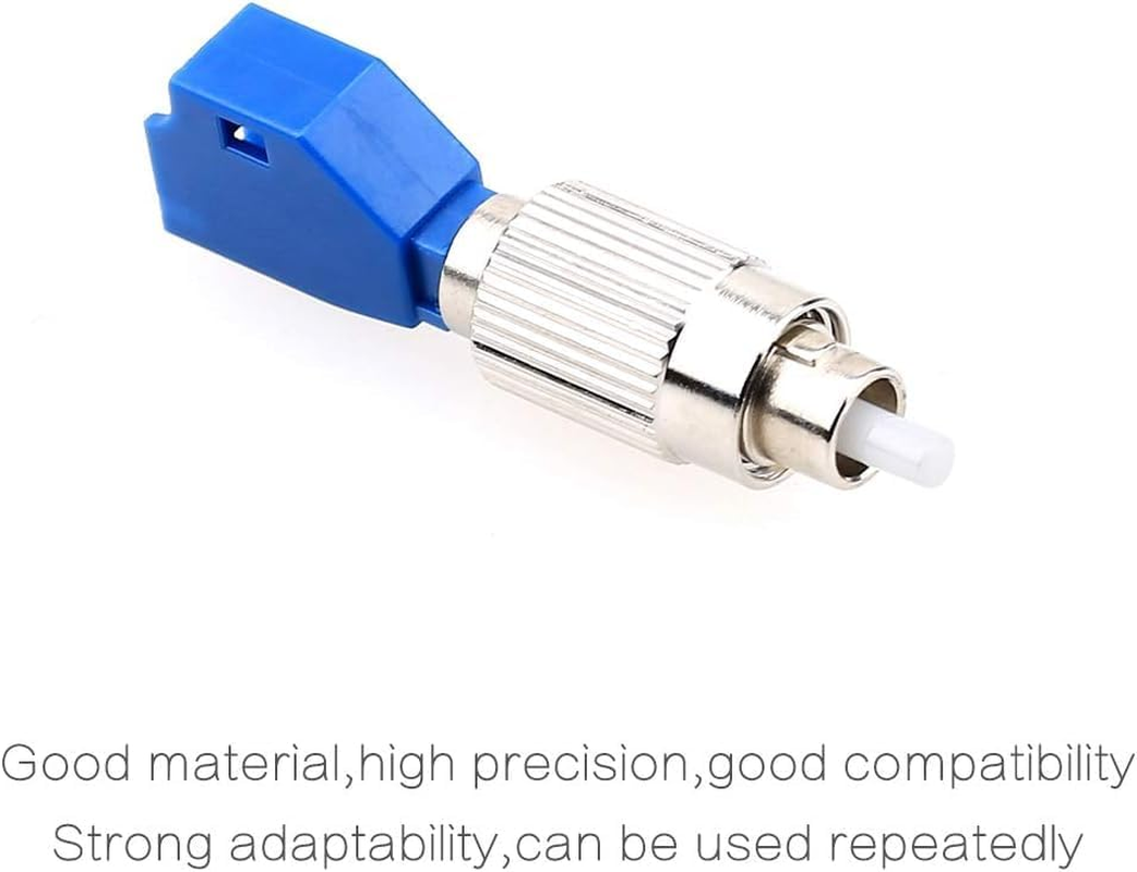 FRALINK Visual Fault Locator 10KM, VFL Fiber Optic Tester Kit Include Single Mode 9/125Um FC Male to LC Female Adapter, Fiber Light Pen for Network Cable Test