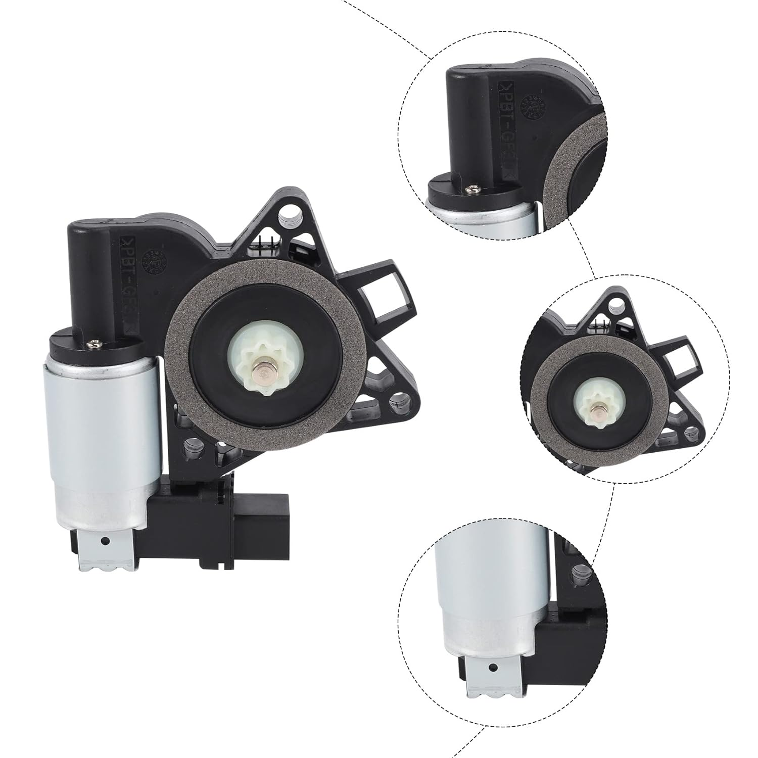 Barbuly Right Window Regulator Electric Glass Lifter Motor for 2004-2017 5 6 CX7 CX9 RX8 742-802 Gj6A5858Xf image number 5