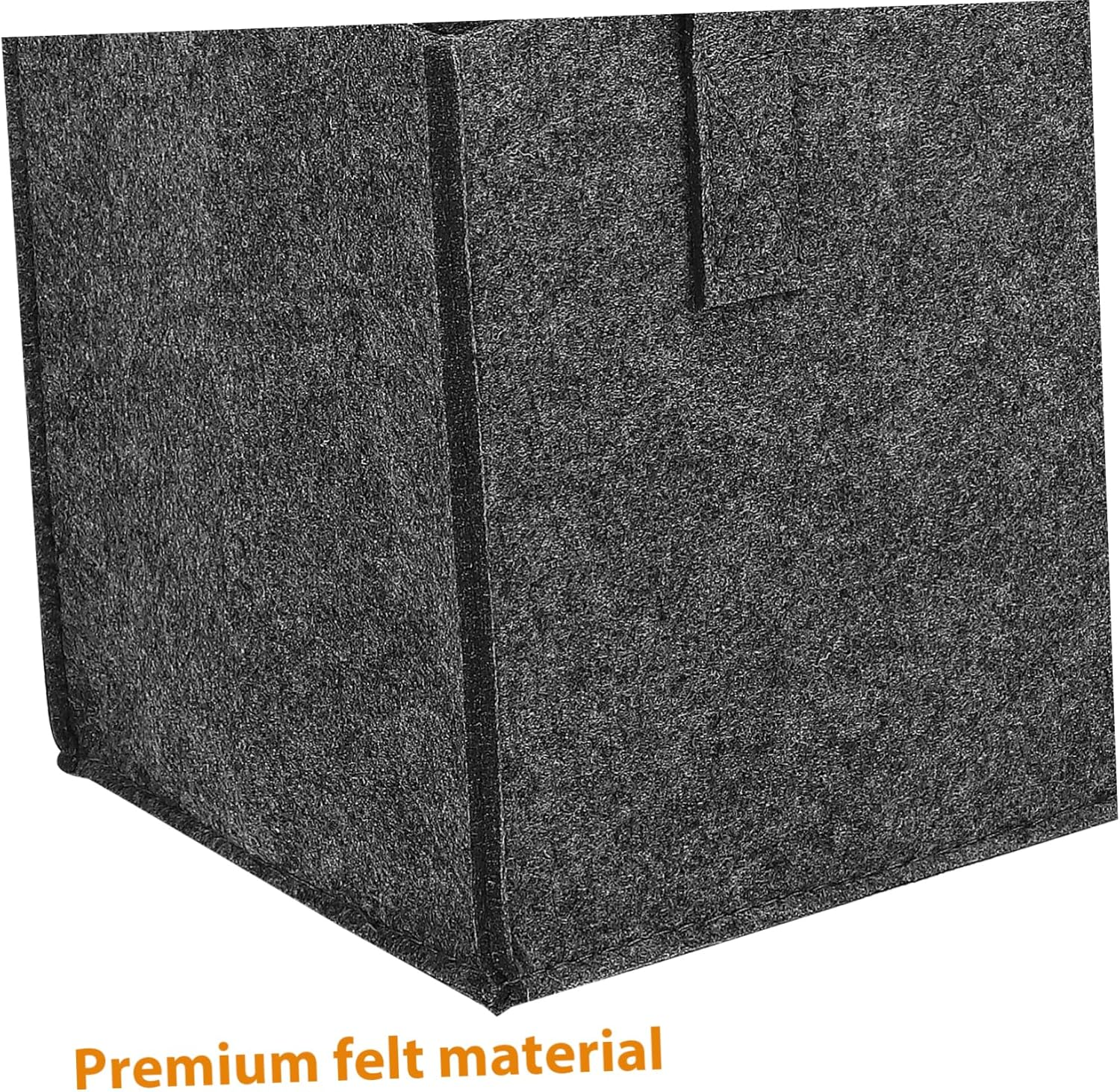 BESTOYARD Felt Wine Tote Bag 6 Bottles Carrier Thick Felt Bottle Bag Medium Gray Handheld Wine Carrier for Travel Camping Picnic 4Pcs 24X16X16Cm image number 6