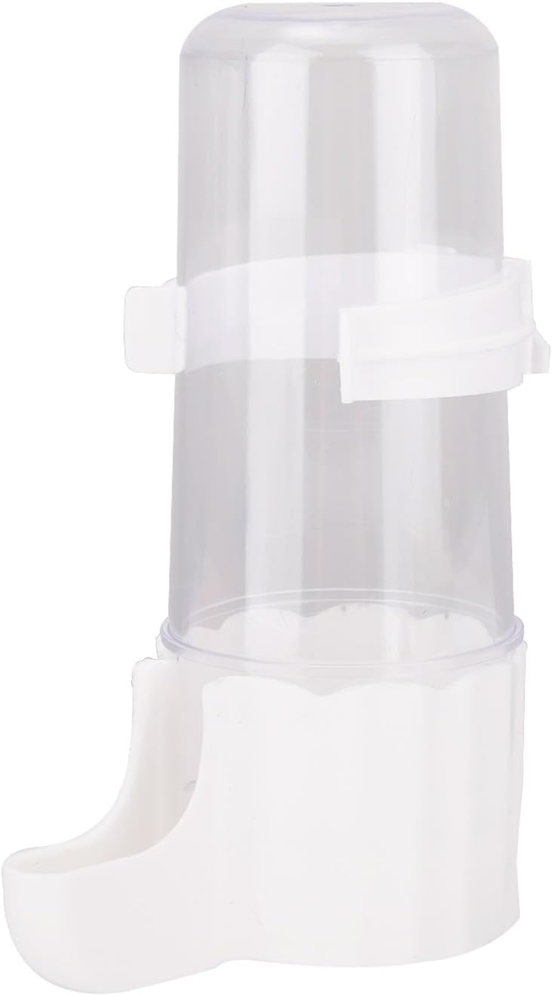 BOXOB Pet Bird Water Dispenser, Automatic Bird Cage Hanging Drinking Device Parakeet Water Dispenser Parrot Feeder for Parrot Parakeet Cage Accessories (White) image number 6