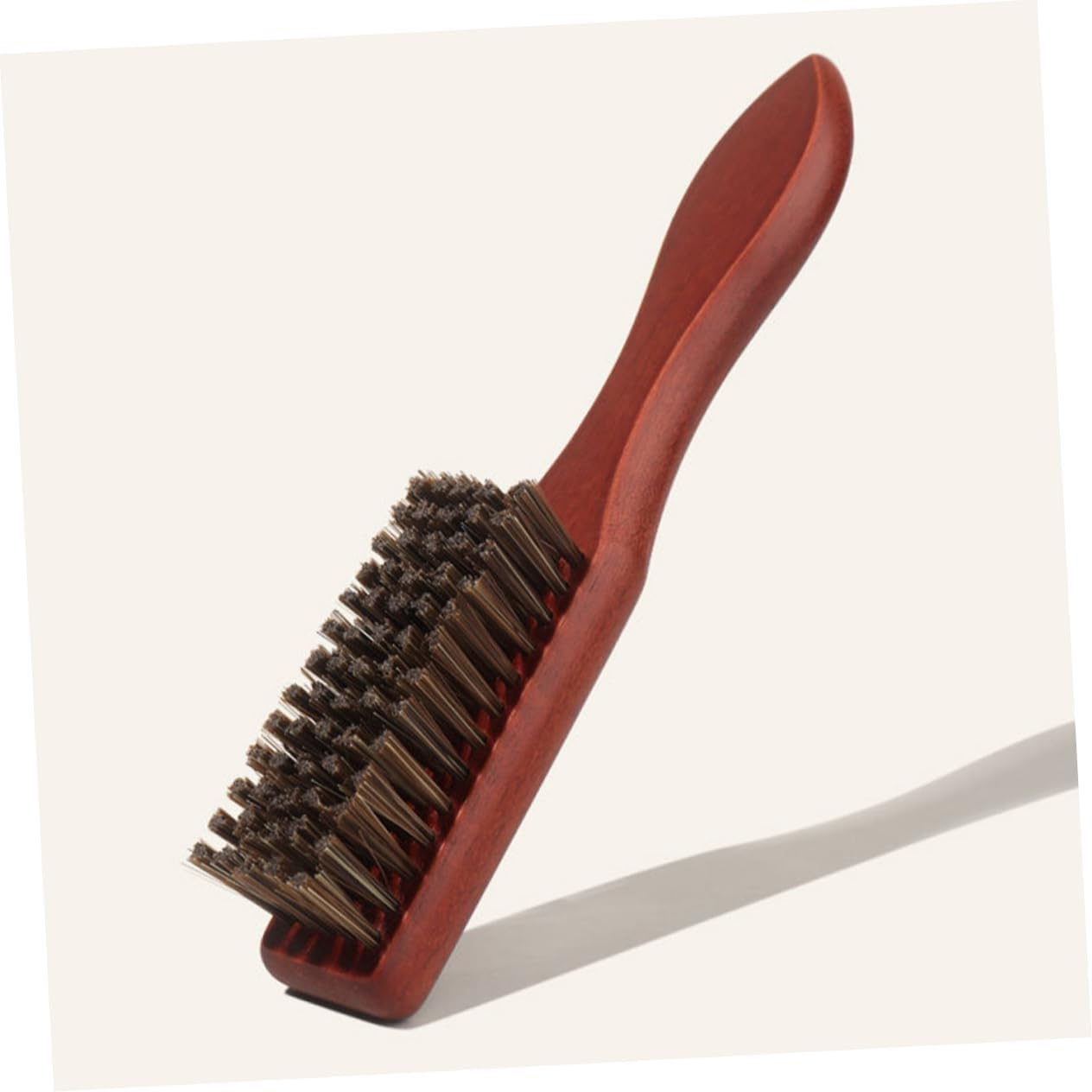 LOORGVEL 2Pcs Wooden Beard Grooming Brush Men Lightweight Detangler Brush for Styling and Maintenance for All Beard Lengths and Travel Use image number 1