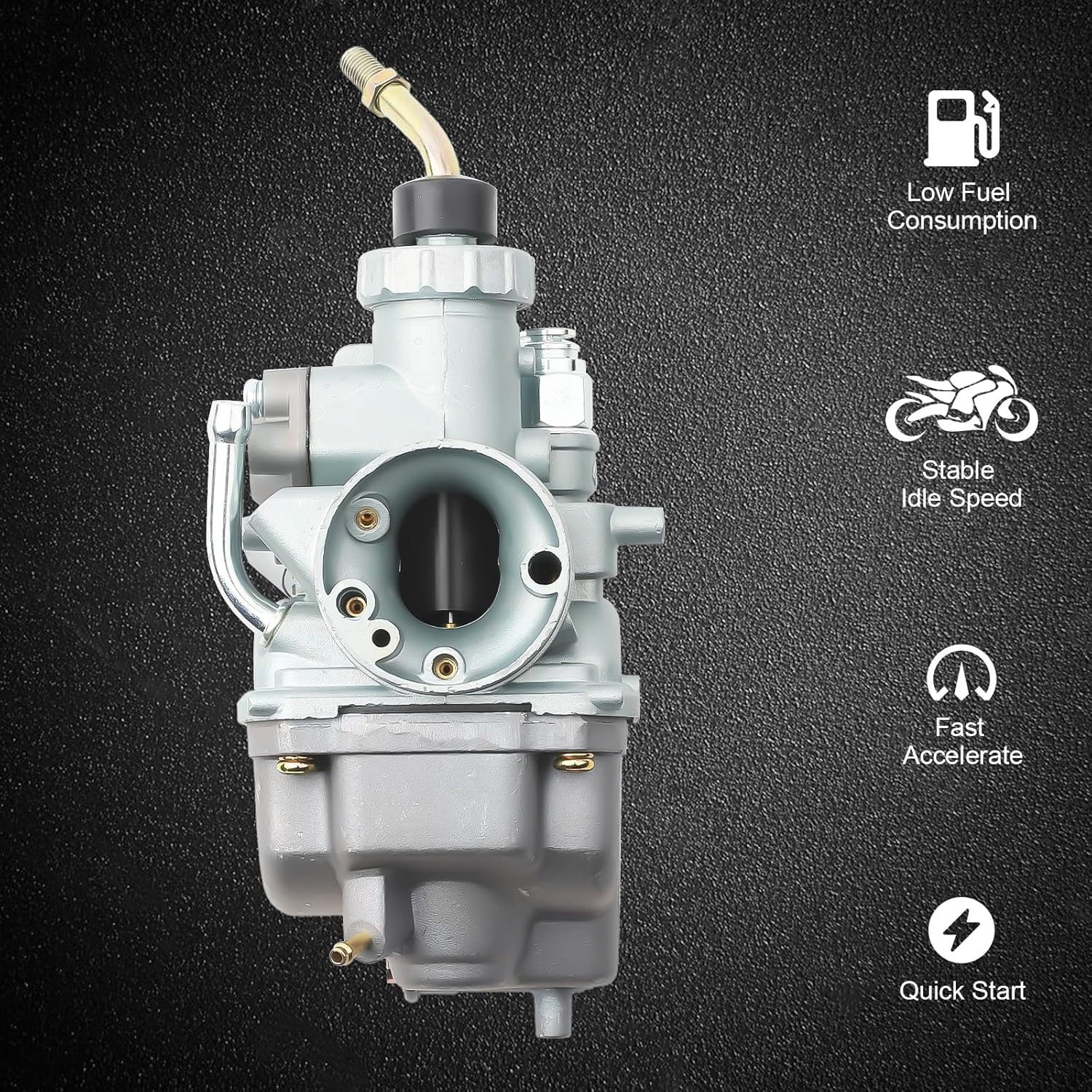 TTR125 Carburetor for Yamaha TTR125 TTR-125 Carb Carburetor 2000-2007 Yamaha Motorcycle TTR125LE TTR125 TTR125E TTR125L with Fuel Switch Valve Petcock