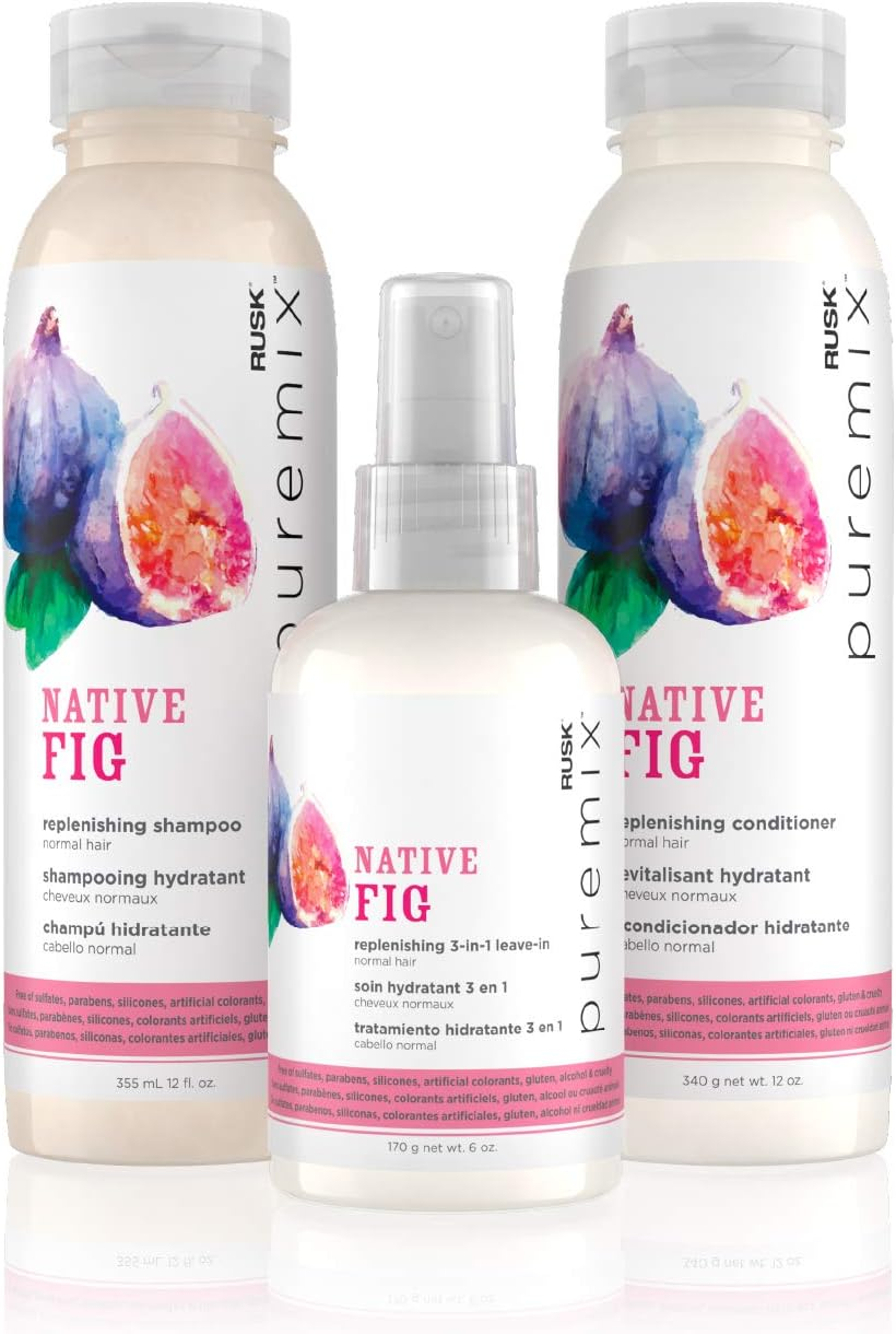 Rusk Puremix Native Fig Replenishing Shampoo for Unisex 35 Oz Shampoo image number 3