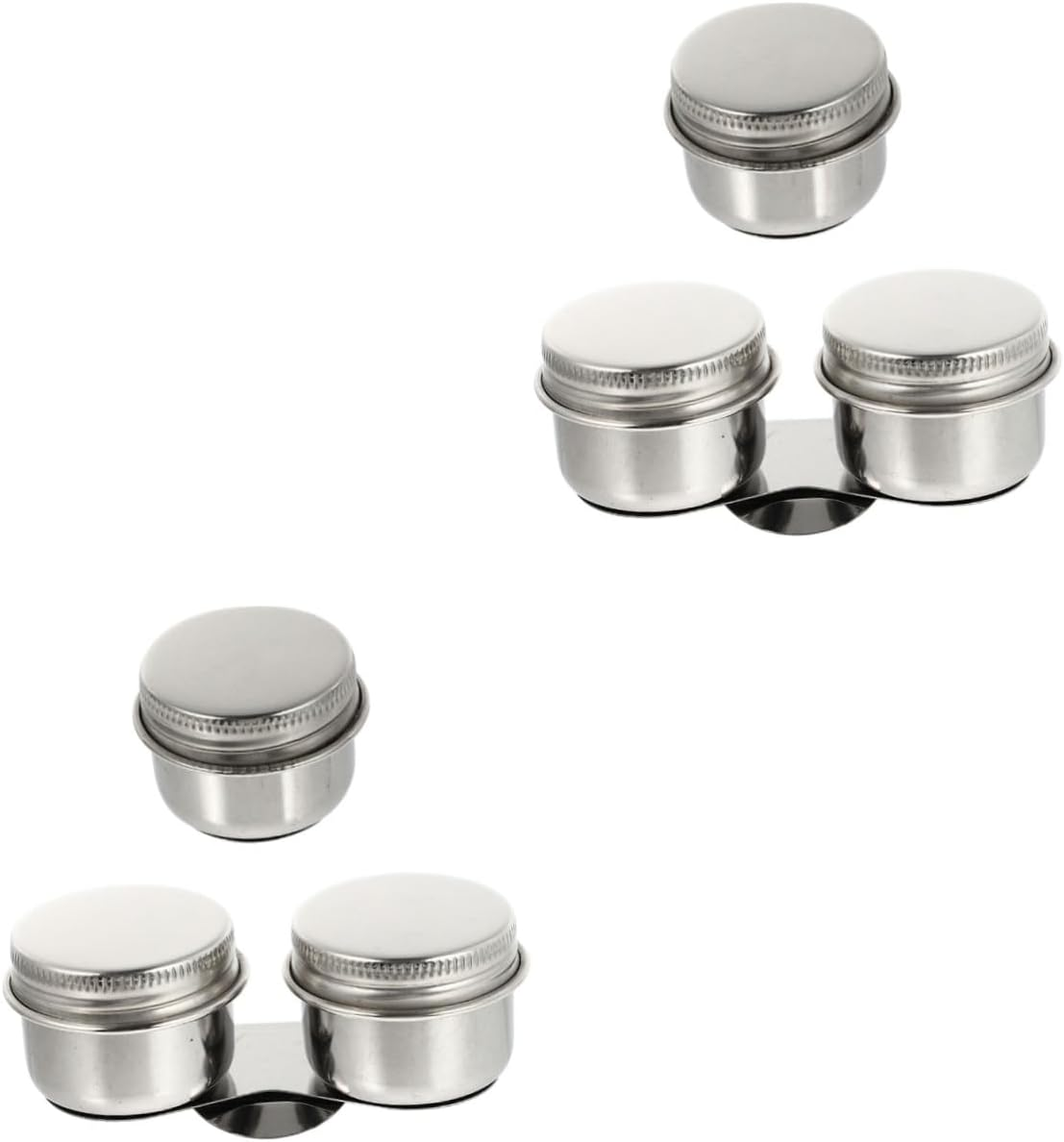 Operitacx 2Pcs Brush Washer Practical Painting Brush Cleaning Pot for Artists Oil Palette Cup Clip Compatible Turpentine Solvents Compact Design for Easy Use