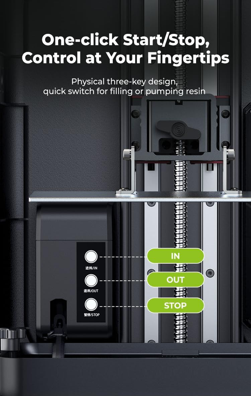 Creality Smart Resin Pumping Module, Resin Auto-Fill Function, One-Click Start and Stop, Intelligent Feeding, 3D Printer Accessories for HALOT-MAGE PRO/HALOT-MAGE S image number 4