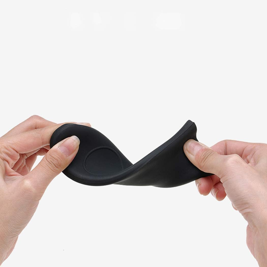 Silicone Hot Handler Holder Reusable Diswasher 6 Pcs Heat Resistant Pot Handle Sleeve Non-Slip Potholder Dishwasher Safe Rubber Grip Handle Cover for Pans, Cast Iron, Griddles, Cookware Handles Black image number 3