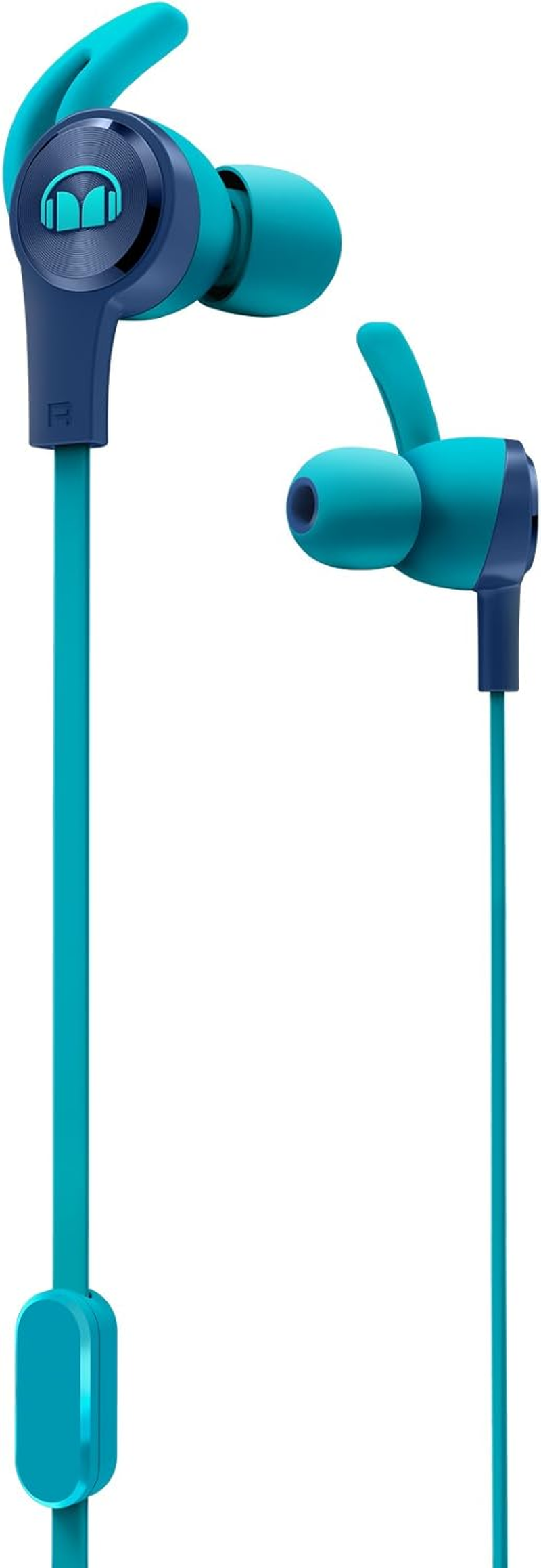 Monster Isport Achieve Headphones with Mic - In-Ear with Mic - Blue image number 3
