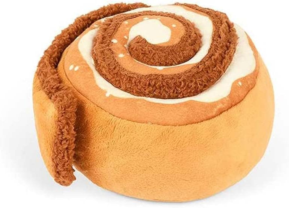 P.L.A.Y. Cute Plush Dog Toys - Coffee Shop Food Themed Durable Squeaker Chew Toy, Great for Puppies & Small, Medium, Large Dog Breeds - Machine Washable, Recycled Materials (Pup Cup Cafe Cinna-Bone) image number 5