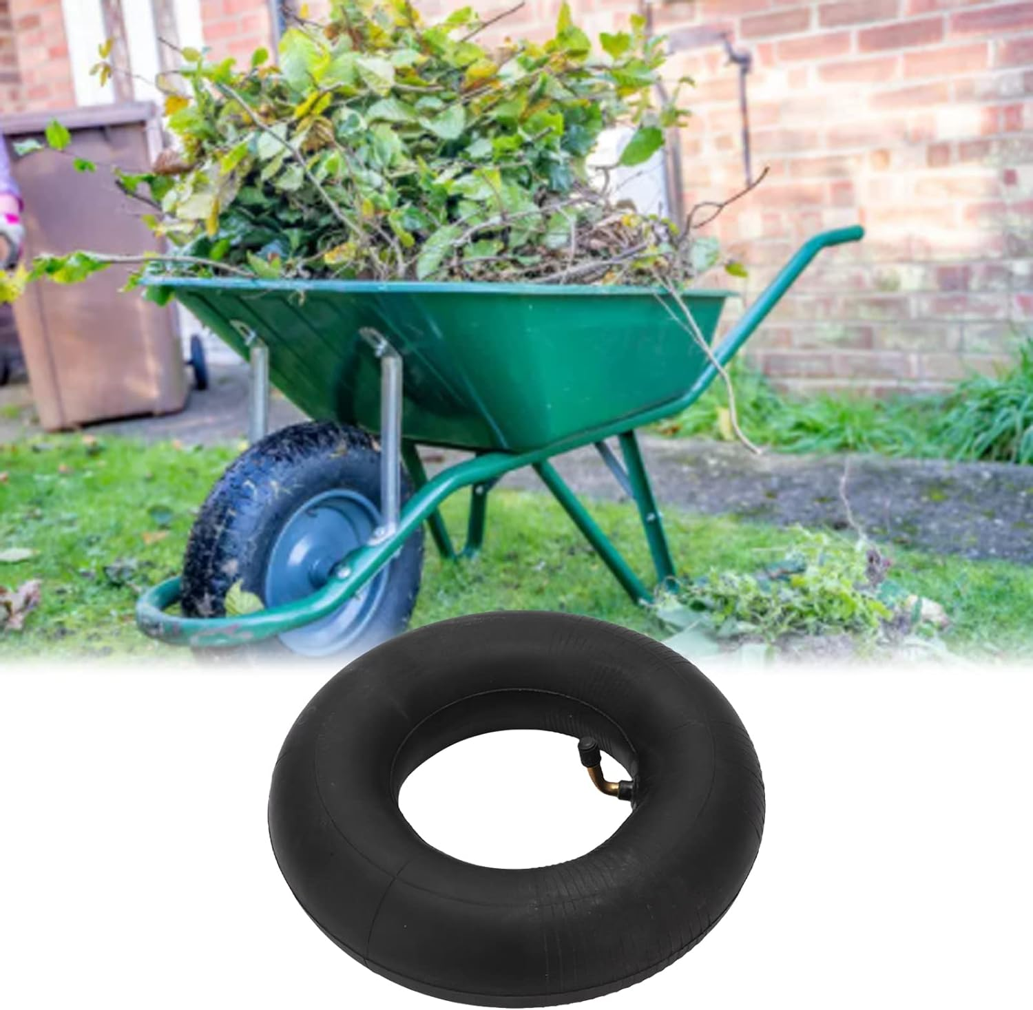 4.10/3.50‑4 Inner Tyres, 4.10/3.50‑4 Inner Tube Wide Applicability Simple for Lawn Mowers for Yard Trailers