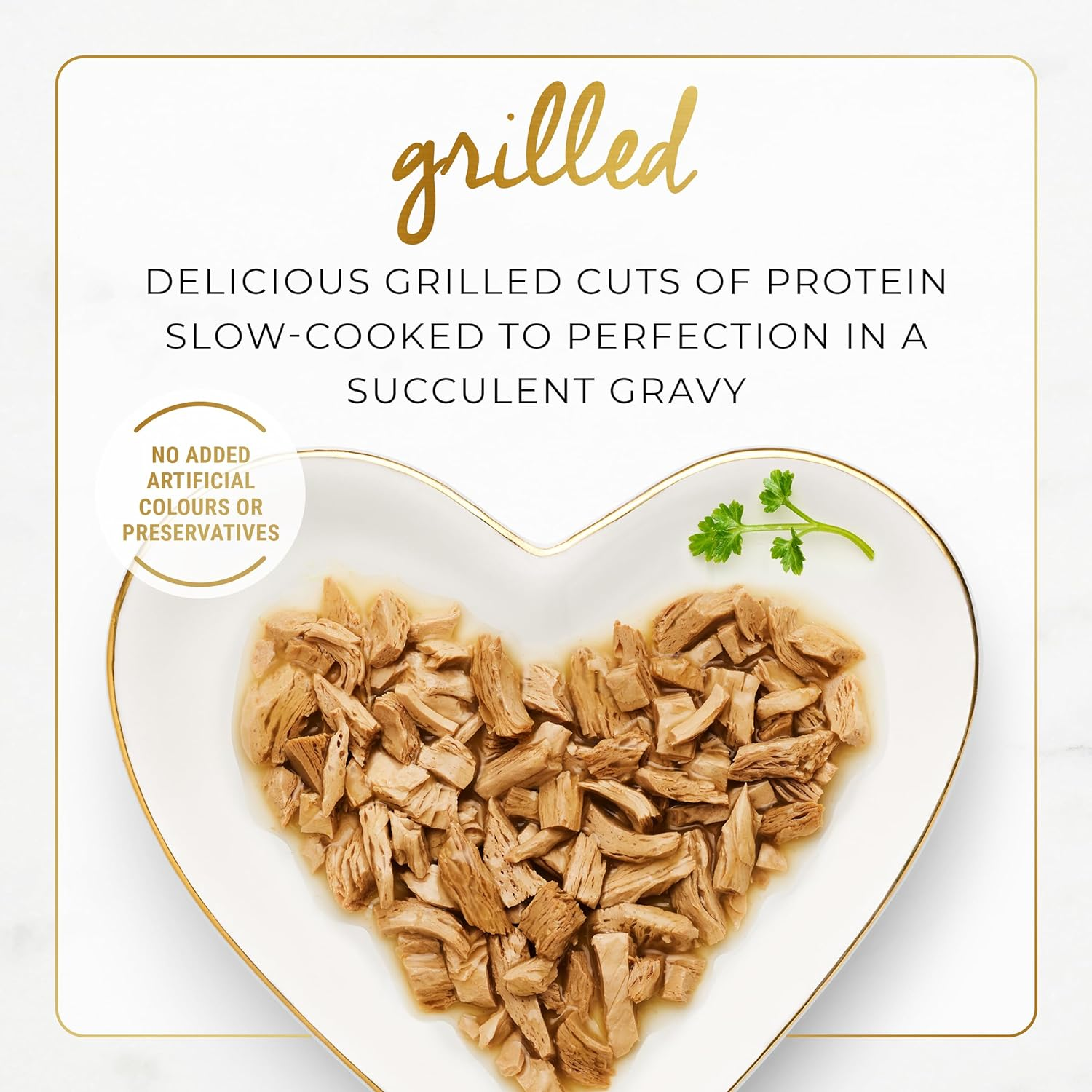 Fancy Feast Grilled Adult Wet Cat Food Grilled Ocean Whitefish & Tuna Feast in Gravy 24X85G image number 1