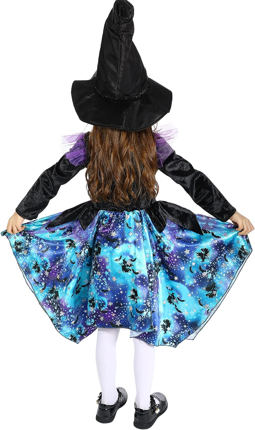 Lingway Toys Girls Halloween Witch Costume with Hat image number 2