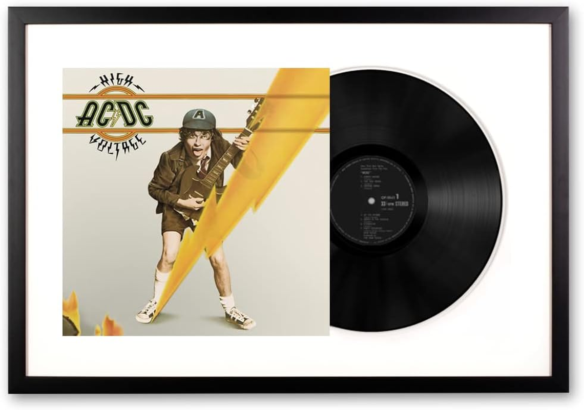 Vinyl Art Ac/Dc High Voltage Memorabilia Framed image number 1