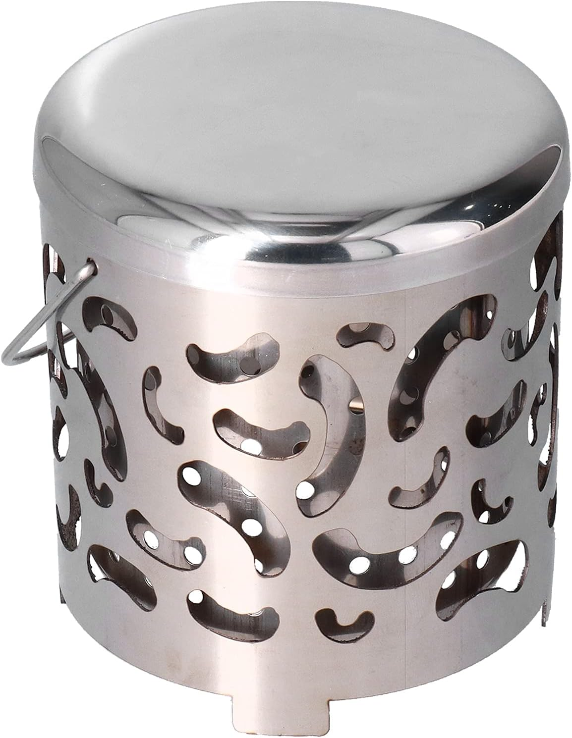 Camping Heater Cover Camping Heater Stainless Steel Mini Outdoor Heater Camping Heater Portable Camping Stove Portable Camping Stove for Picnic Hiking Outdoor Heaters