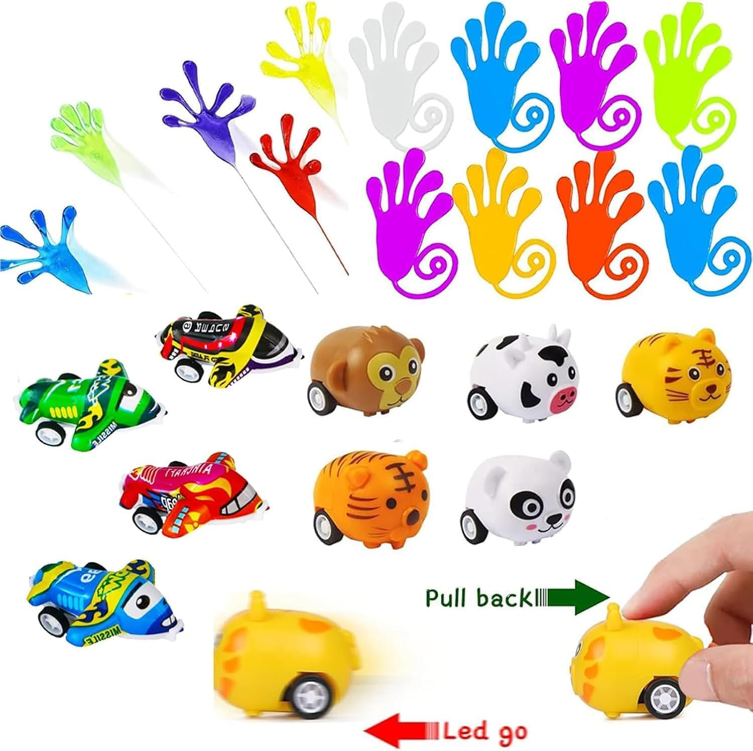 62 PCS Party Favours for Kids Prizes Box Toys, Goodie Bags Stuffers for Classroom Reward Prizes, Birthday Gifts Toys, Treasure Chest Toys, Carnival Prizes Christmas Gifts for Kids 3-5 6-8 8-12 image number 6