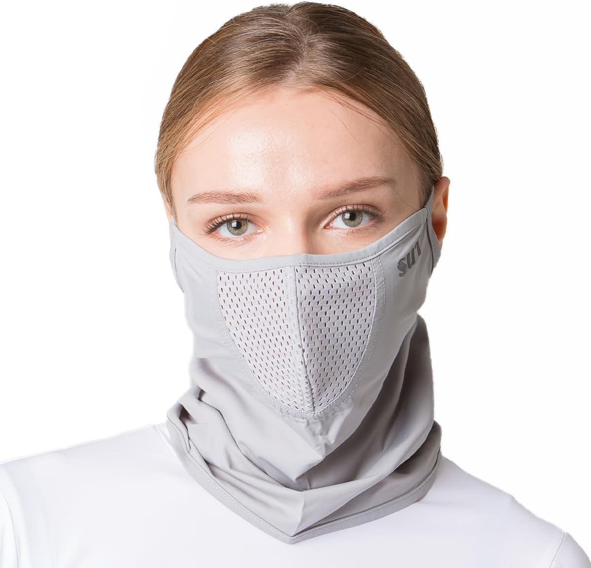 SUIGOLF KOREA (Type E) UV Sun Protection Balaclava Half Face Mask - for Golf, Hiking, Running, Cycling & Outdoor Sports