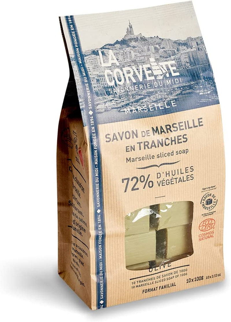 La Corvette Marseille Olive Oil Soap, 1 Kg, Beige image number 1