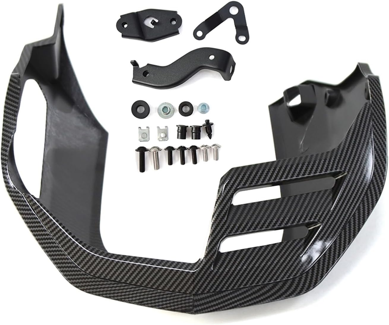 For CB650R 2019-2024 Motorcycle Belly Pan Engine Spoiler Lower Fairing Frame Panel Protector Compatible with CBR 650 R 650R(Carbon Fiber Color)