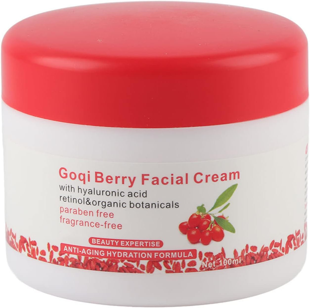 Berry Face Cream, Antioxidant Face Moisturizer Goji Cream Revitalizing anti Wrinkle Cream Fashion Goqi Berries anti Aging for All Skin Types image number 6