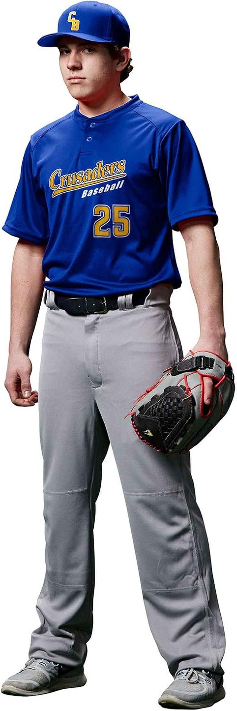CHAMPRO Boys' Youth MVP Open Bottom Relaxed Fit Baseball Pants