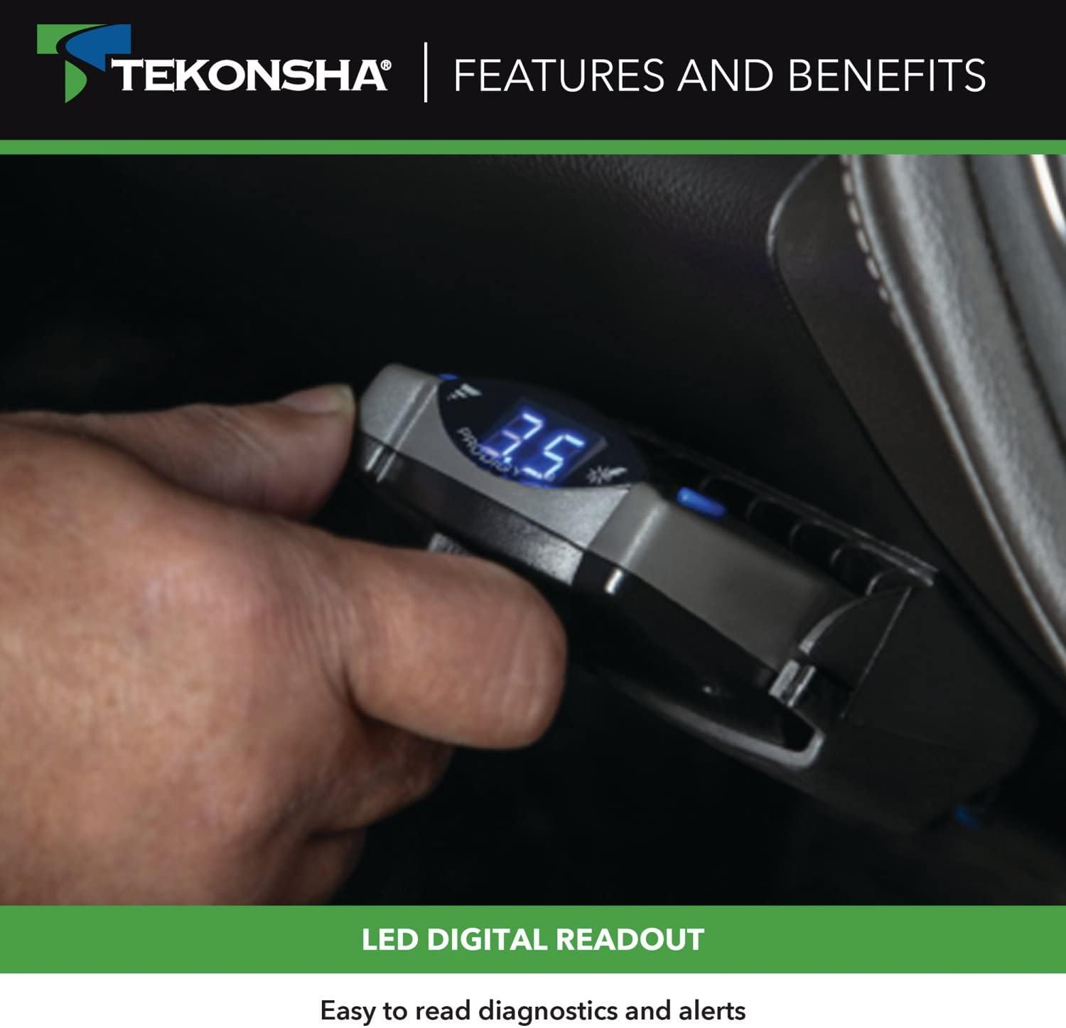 TEKONSHA 90885 / Tekonsha Prodigy P2 Electronic Brake Control F/1-4 Axle Trailers - Proportional image number 6