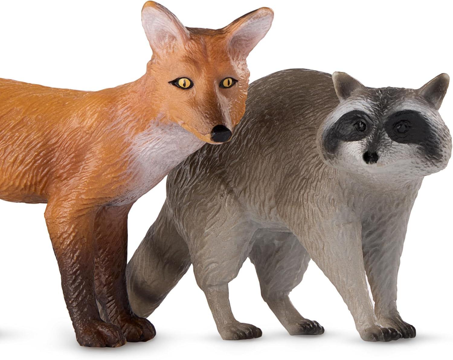 Terra by Battat &ndash; Animal Toys for Kids &ndash; 3 Forest Animal Figurines &ndash; Realistic Animal Playset &ndash; Fox, Moose, Raccoon &ndash; 3 Years + &ndash; Forest Animals - Fox, Moose, Raccoon image number 2