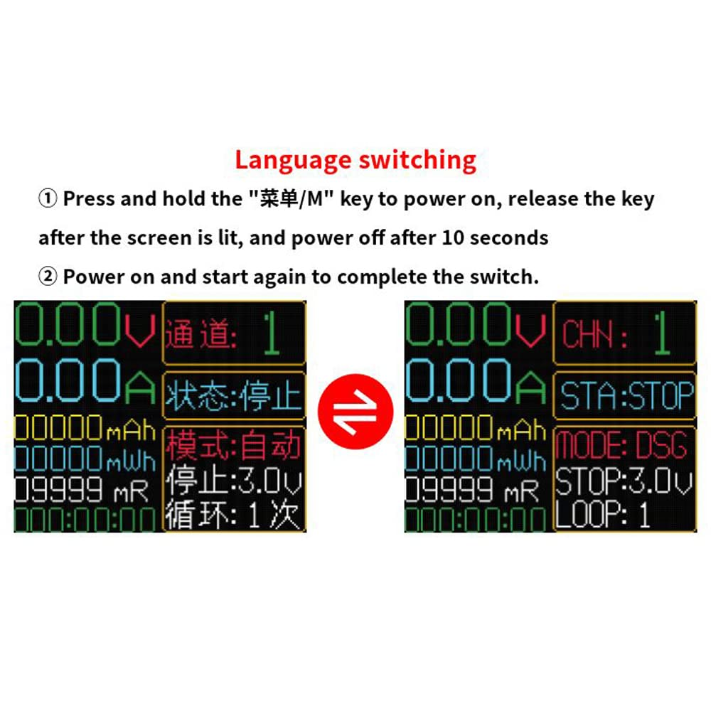 Digital Display Battery Capacity Internal Resistance Tester Digital Lithium Battery Power Detector Module 18650 Battery Test Meter Dual Type-C Interface QIUNI image number 1