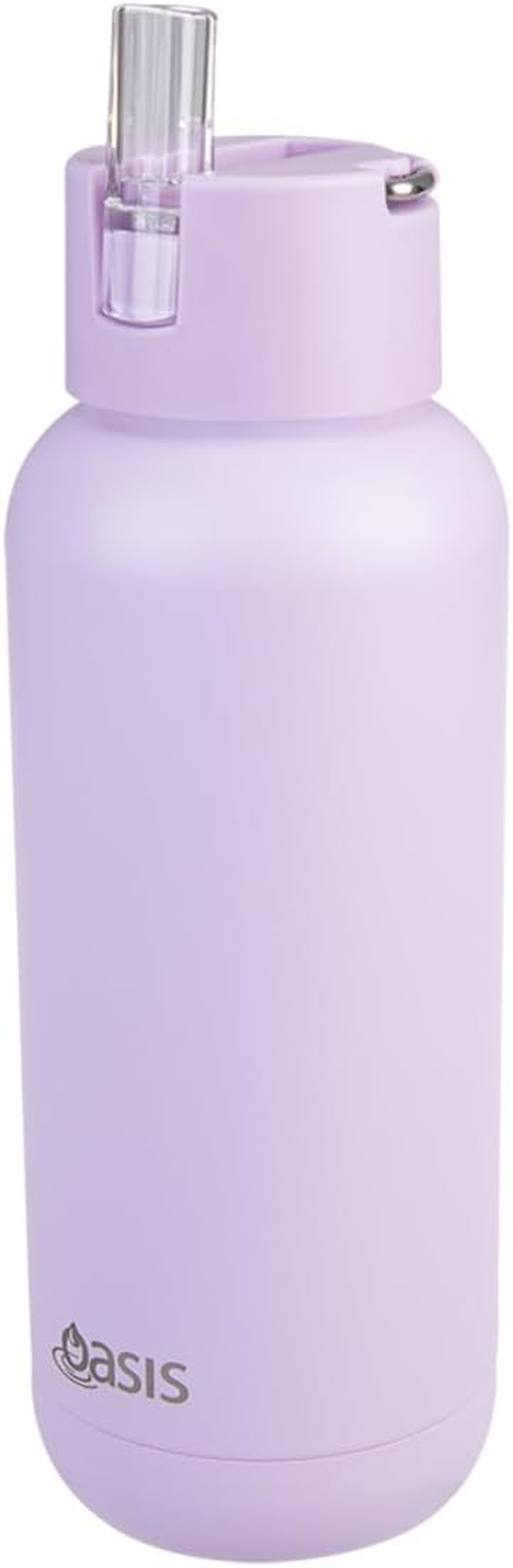 Oasis Ceramic Lined Stainless Steel Triple Wall Insulated 'Moda' Drink Bottle 1L - Orchid image number 3