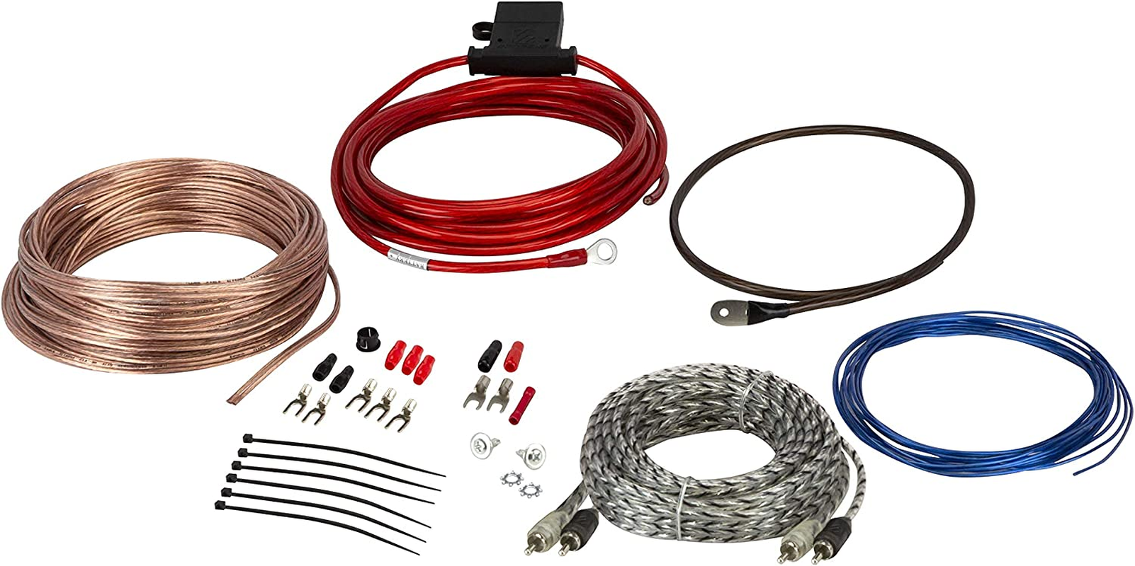 Scosche Install Centric ICAK12 True 12 Gauge Hybrid OFC 2-Channel High Current Amplifier Wiring Kit Accessory Installation Wiring Kit for Boat, Motorcycles, Atv&rsquo;S and Utv&rsquo;S