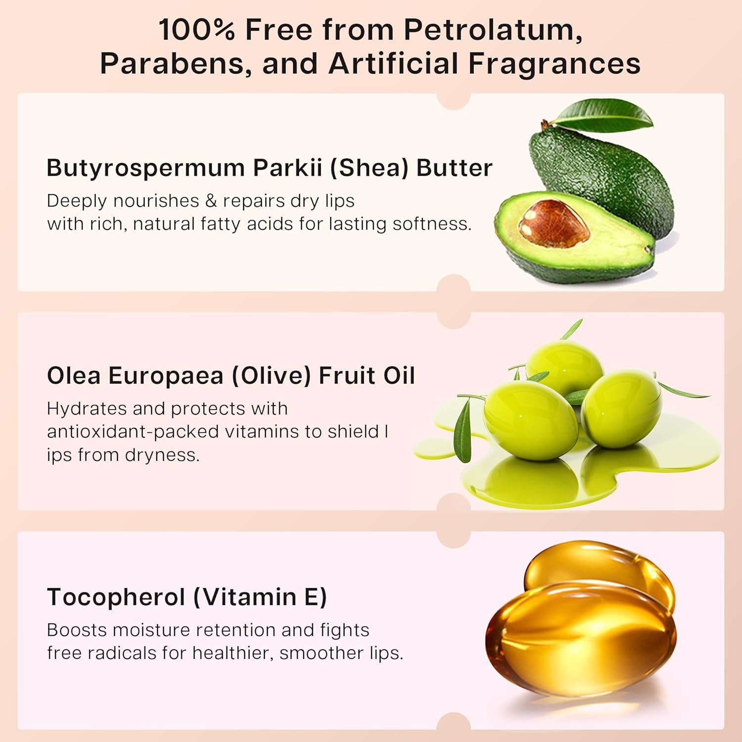 VRAIKO 2-In-1 Silky Lip Butter Balm & Lip Gloss, Hydration with Shea & Olive Oil Blend, Non-Sticky Moisture for Chapped Lips, Natural Ingredients (Cherry) - Brown Sugar image number 5