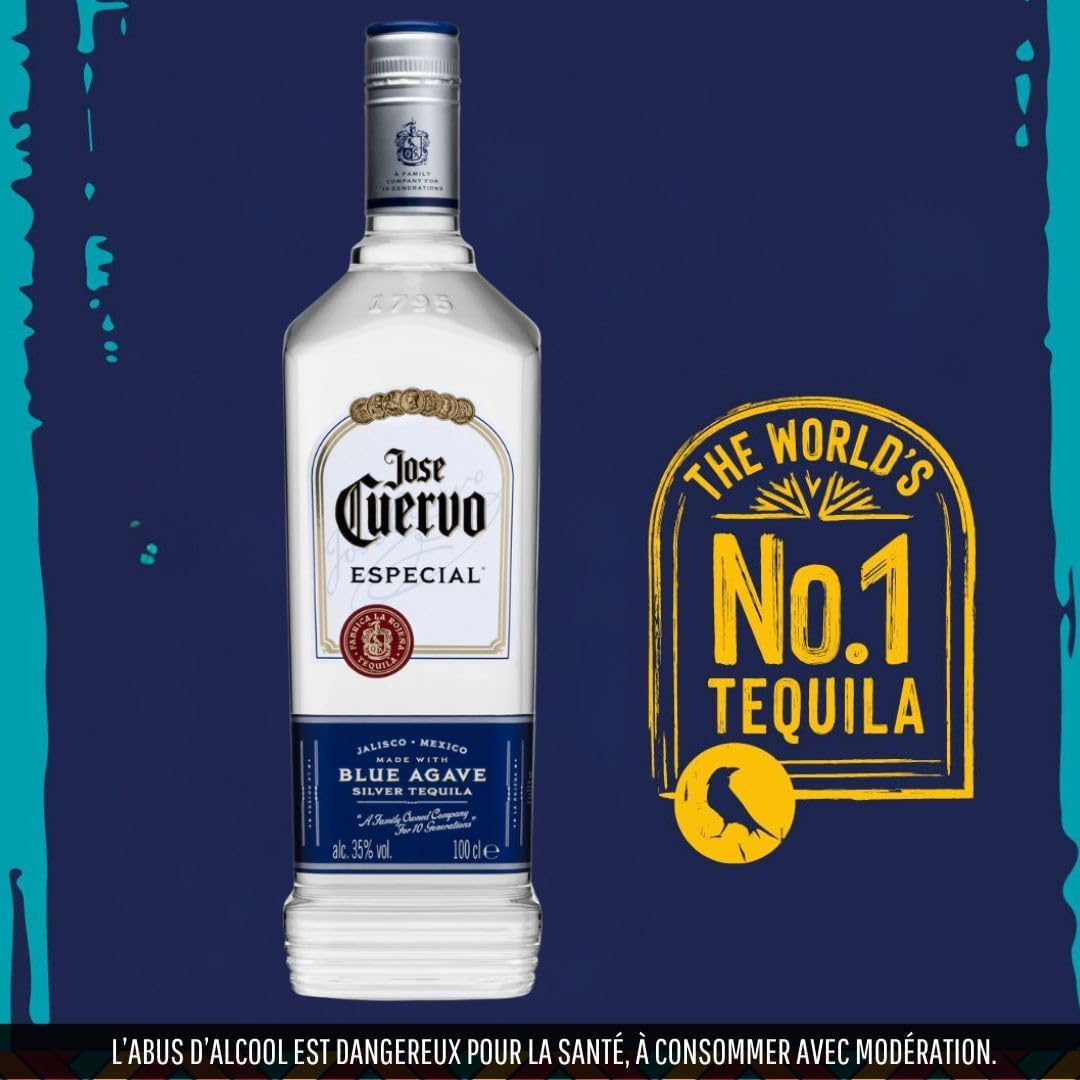 Jose Cuervo Especial Silver Tequila 700Ml image number 3