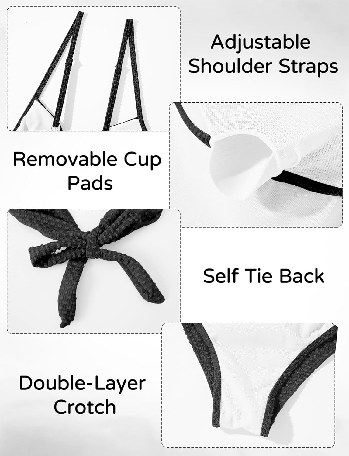 Happy Cherry Maternity Swimsuit Women'S One Piece Pregnancy Swimwear V Neck Adjustable Straps Maternity Swimwear Tie Back Maternity Swimsuit S-XL, Black, XL image number 5