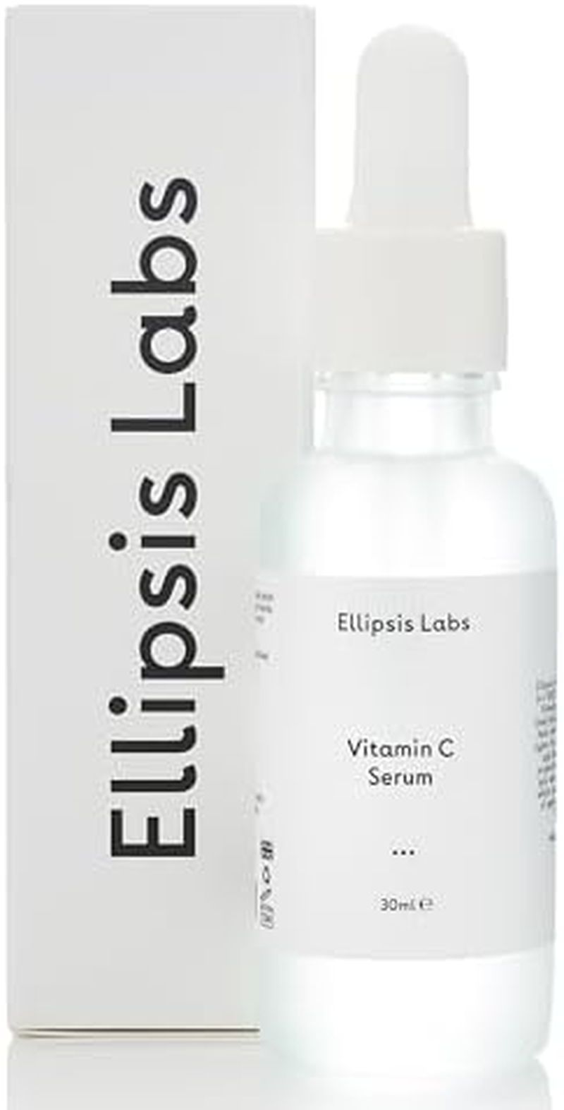 Vitamin C Serum by Ellipsis Labs &ndash; Brightening and Rejuvenating Vegan Antioxidant Serum with Ascorbic Acid to Target Dullness, Uneven Skin Tone, Fine Lines, Collagen Boosting, Fast-Absorbing, 30Ml