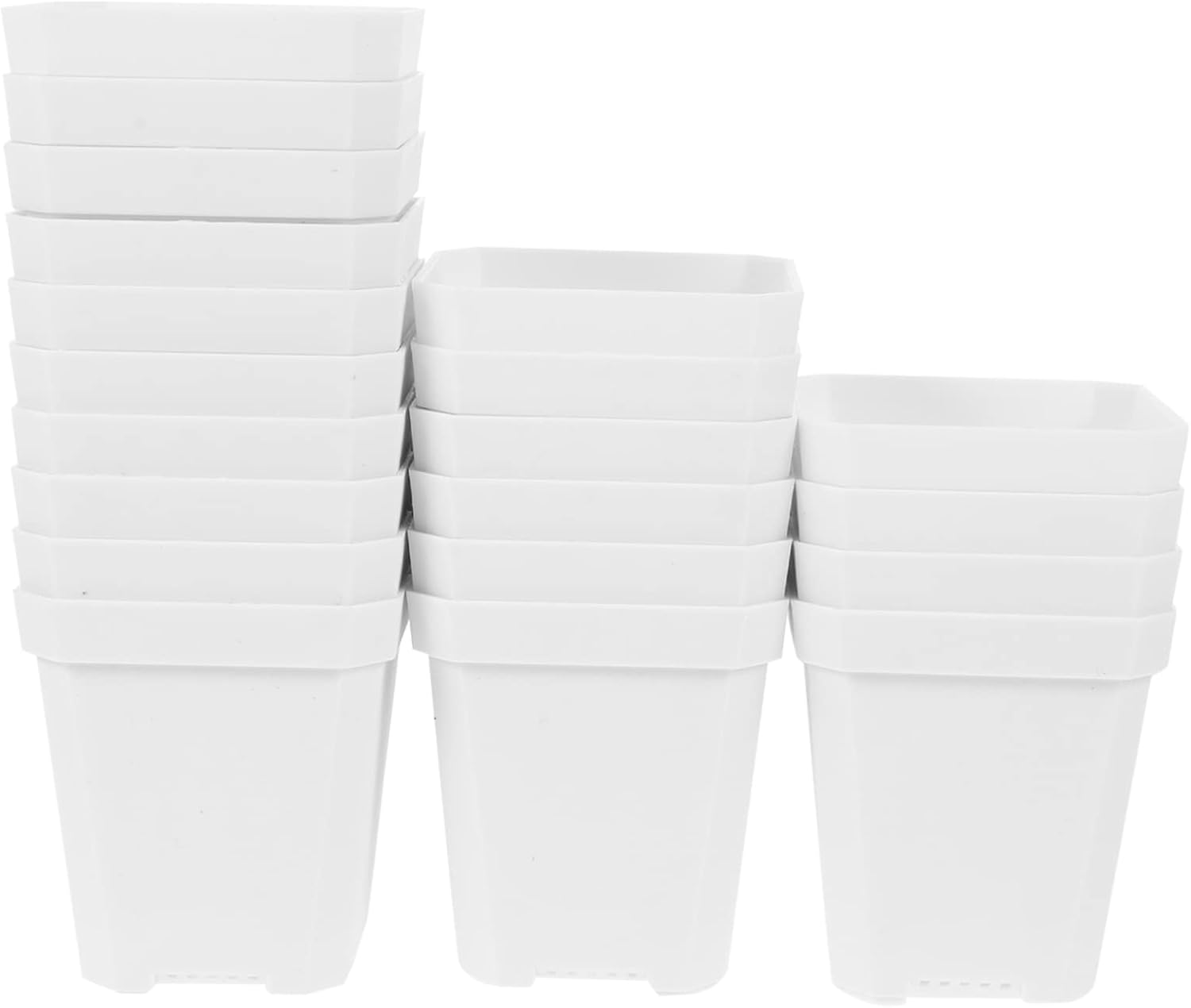 20Pcs Black Succulent Starter Pots Nursery Planters for Gardening and Seedling Propagation Outdoor Small Plant Containers