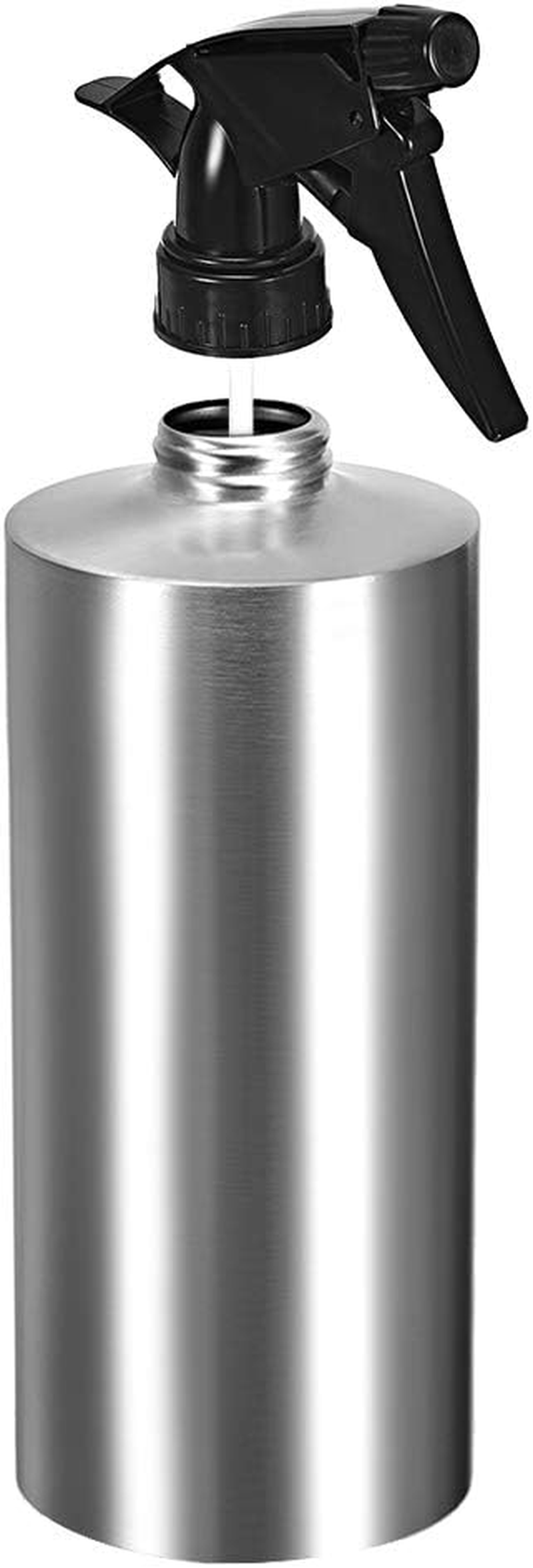 Uxcell 18.5Oz/550Ml Spray Bottle 304 Stainless Steel with Fine Mist Sprayer, Empty Refillable Container image number 4