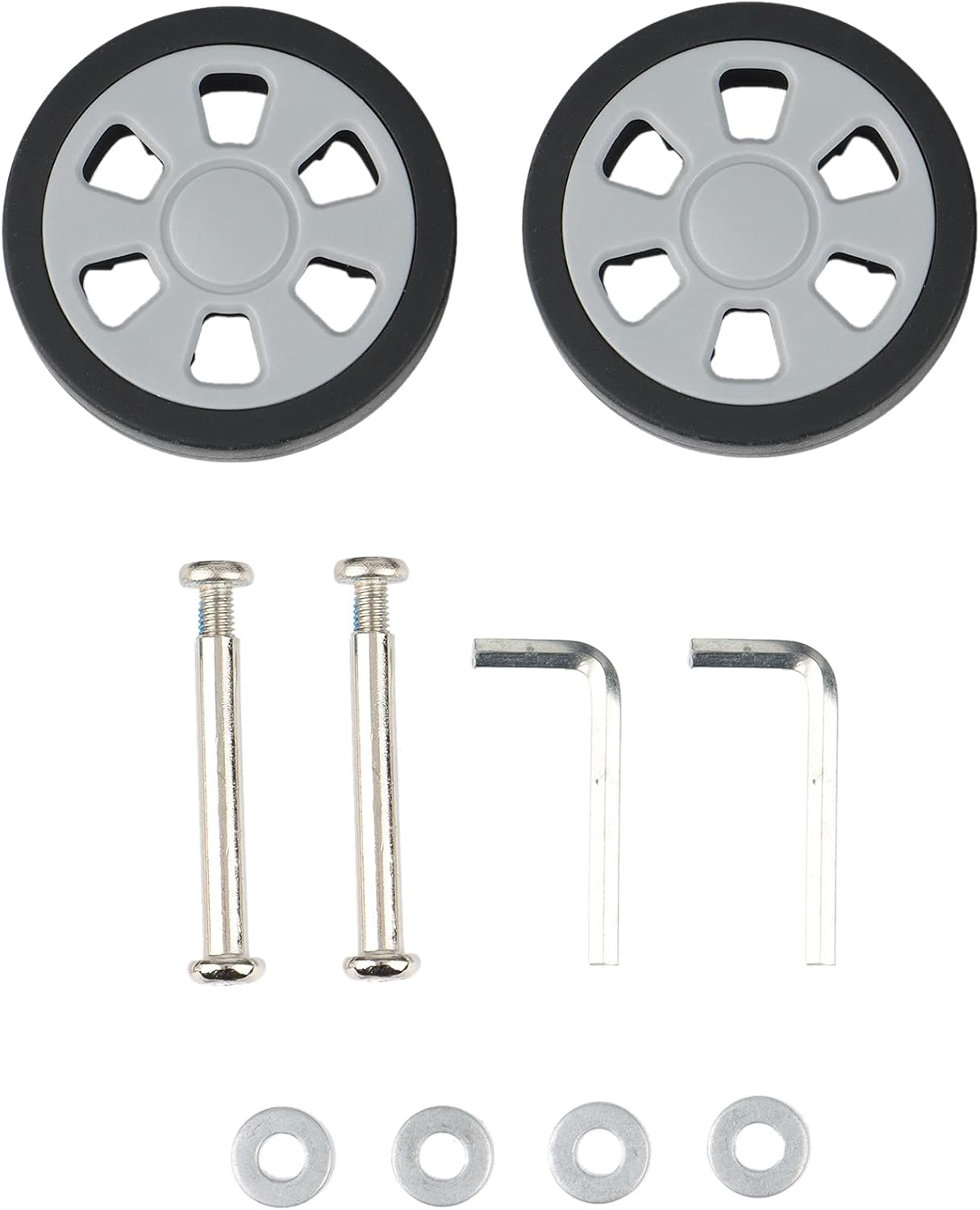 EACTEL Luggage Accessories Wheels Aircraft Suitcase Pulley Rollers Mute Wheel Wear-Resistant Parts Repair 60X12Mm image number 6