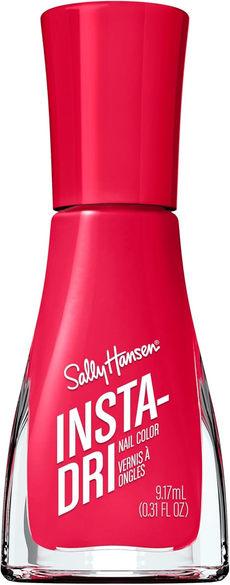 Sally Hansen Insta Dri Nail Polish - Crimson Crush​, Fast-Drying, Vegan Formula, Lasting Color, 9.17Ml image number 5
