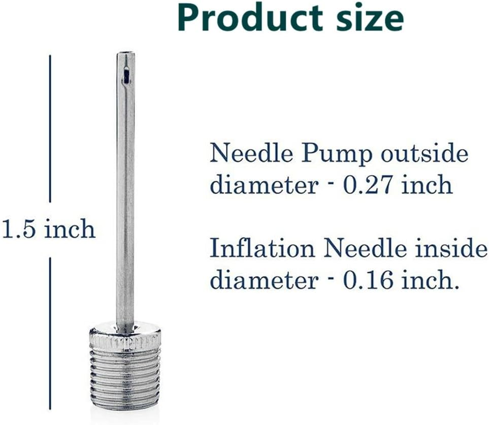30 Pcs Stainless Steel Air Pump Needles, Ball Pump Inflatable Needles, Basketball, Football, Volleyball Inflatable Needles and All Other Sports Balls with Storage Boxes image number 1