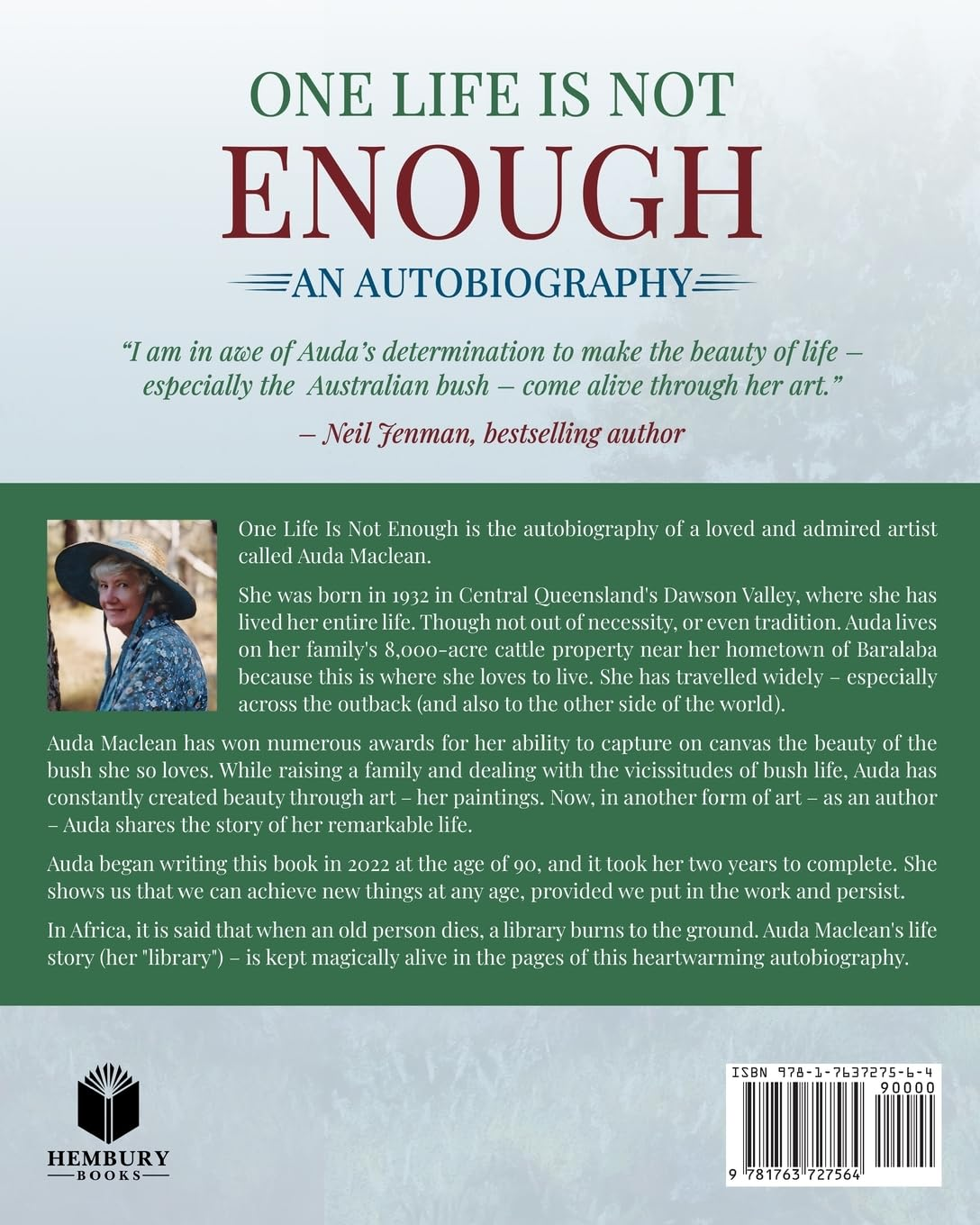 One Life Is Not Enough: an Autobiography