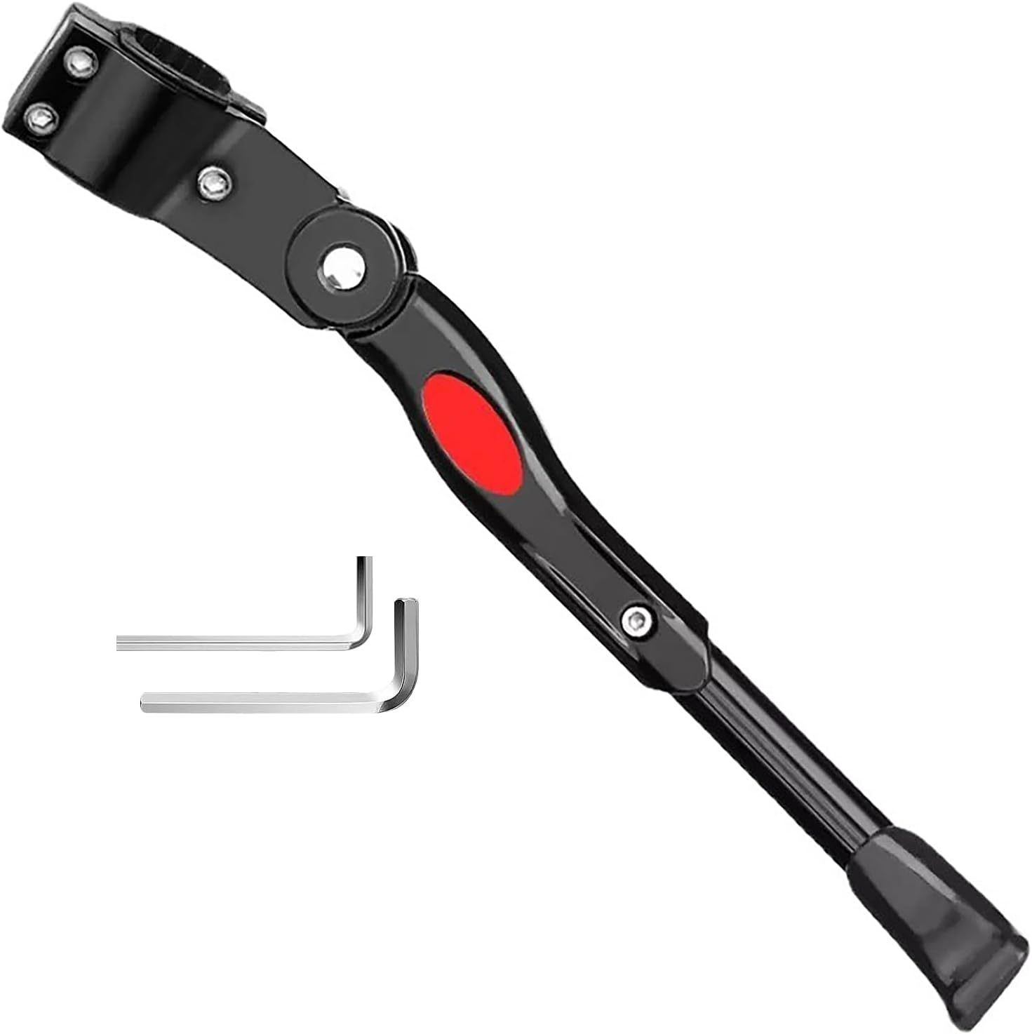 Shiwuyou Bicycle Stand 22-27 Inches, 4 Cm Height Adjustable Bicycle Stand, Universal Non-Slip Side Stand, Stable Bicycle Stand for Mountain Bike, Trekking Bike, City Bike, Commuter Bikes