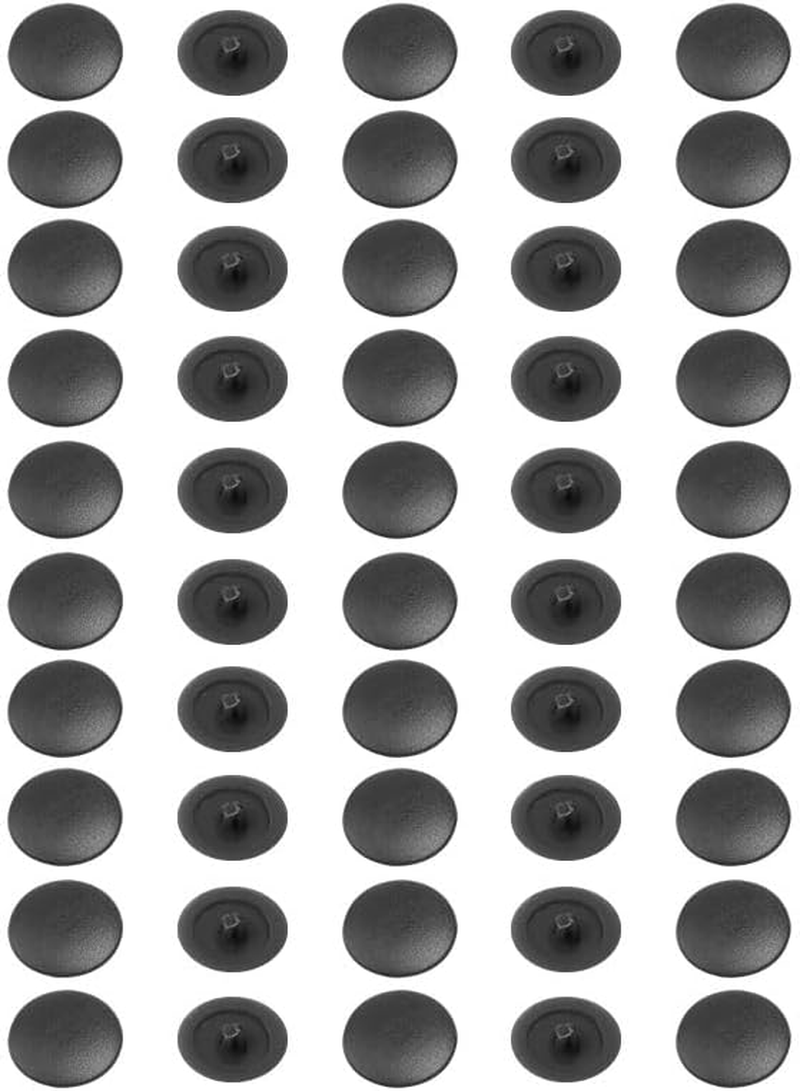 50PCS Coffee Cross Head Screw Cover Caps, 12Mm Plastic Hinge Screw Hole Dust Proof Snap in Decorative Caps Suitable for Furniture Wardrobes Blinds Cabinets, Coffee