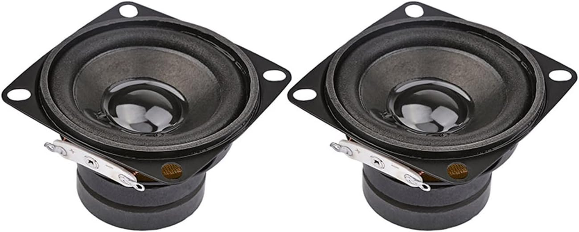 TGMGADANTV 2Inch Portable Speakers Full Range Speaker Driver 4Ohm 8Ohm 10W Loudspeakers Audio Column for Home Sound Theater DIY 2Pcs Bookshelf Speaker(4Ohm)