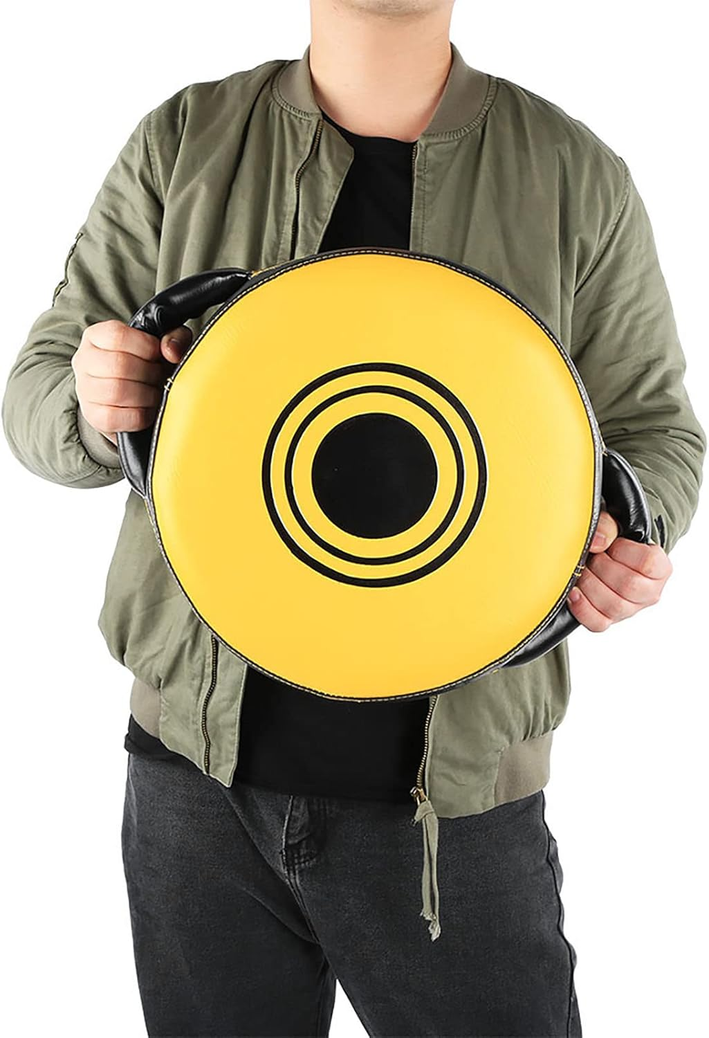 Taekwondo Kick Pad, round Boxing Training Target Soft Karate Kicking Shield, Kickboxing Shield for Home Gym Practicing Fitness image number 6